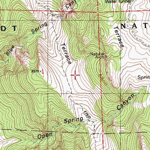 Topographic Map of Lower Terrace, NV