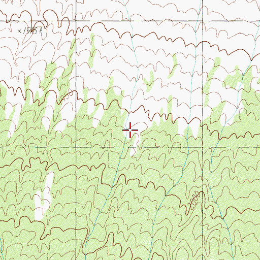 Topographic Map of Macks Canyon, NV
