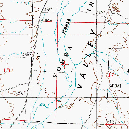 Topographic Map of Marysville Creek, NV
