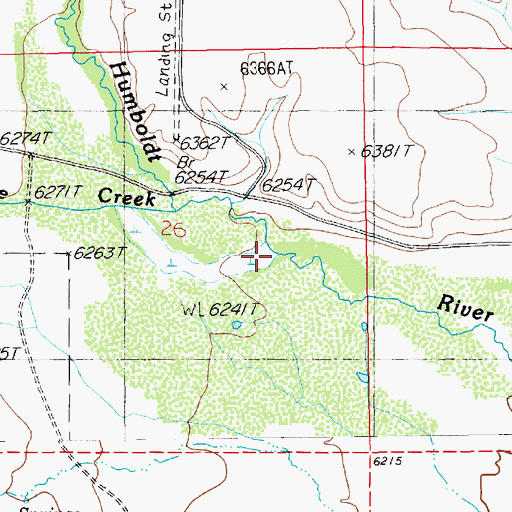 Topographic Map of McAfee Creek, NV