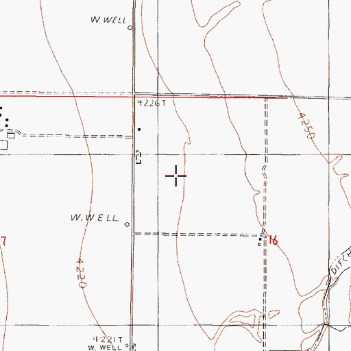 Topographic Map of McConnell Creek, NV