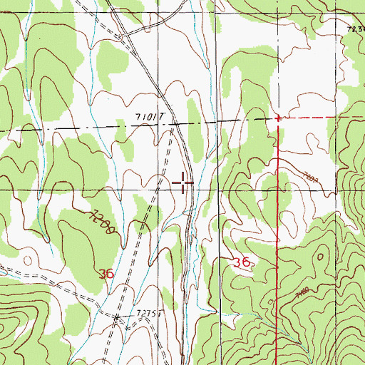 Topographic Map of McEllen Canyon, NV