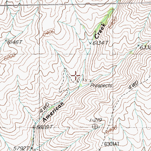 Topographic Map of McKnight Cabin, NV