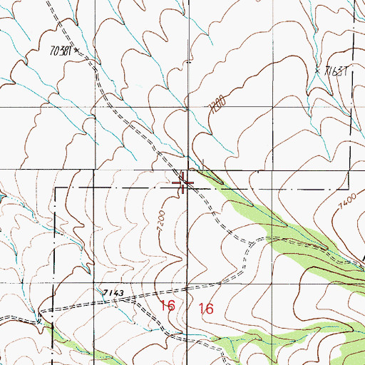 Topographic Map of Mohawk Canyon, NV