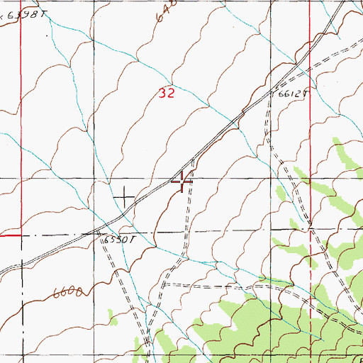 Topographic Map of Mohawk Canyon, NV