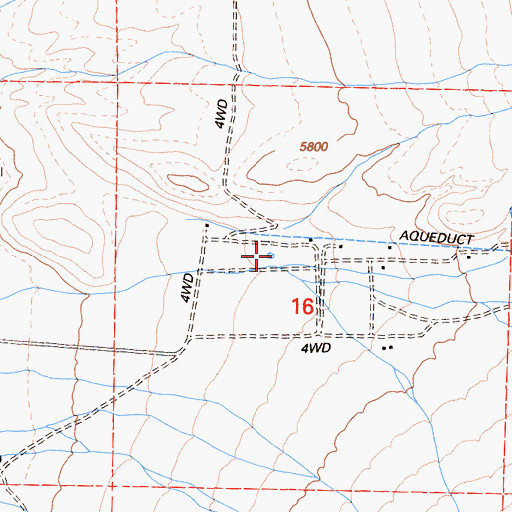 Topographic Map of Morris Creek, NV