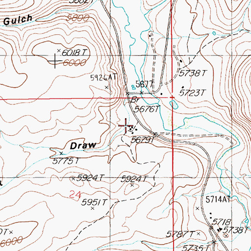 Topographic Map of Mountain City Ranger Station, NV