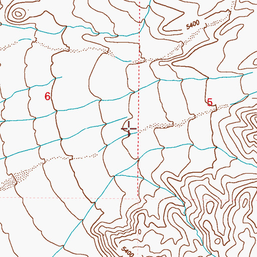 Topographic Map of Piper Canyon, NV
