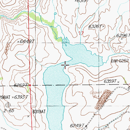 Topographic Map of Poorman Creek, NV