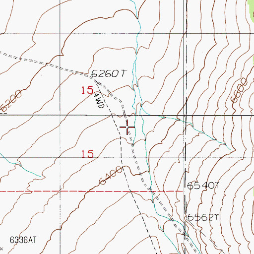 Topographic Map of Porter Canyon, NV