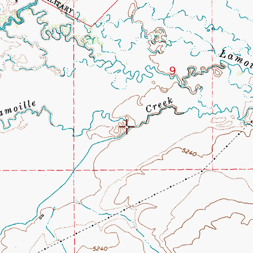 Topographic Map of Rabbit Creek, NV