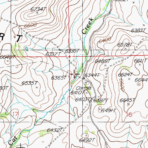 Topographic Map of Rizzi Ranch, NV