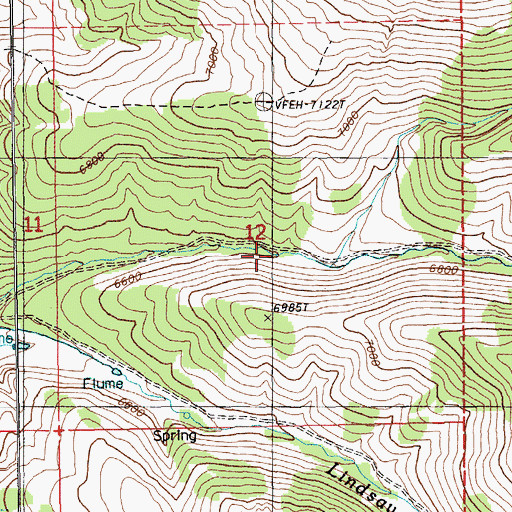 Topographic Map of Rocky Canyon, NV