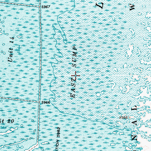 Topographic Map of Ruby Lake, NV