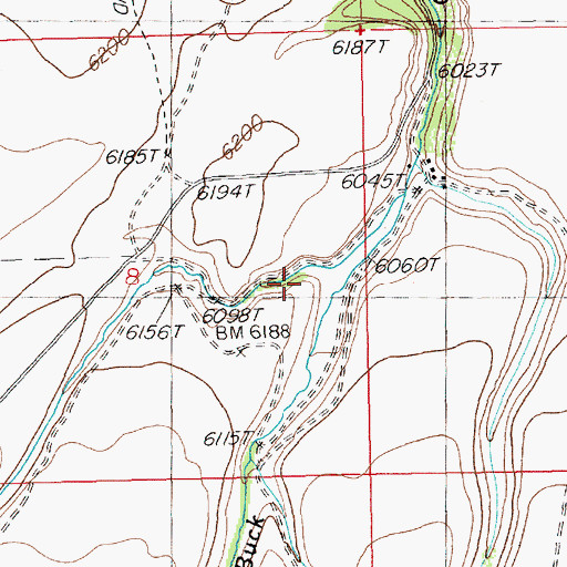 Topographic Map of Sanovia Creek, NV