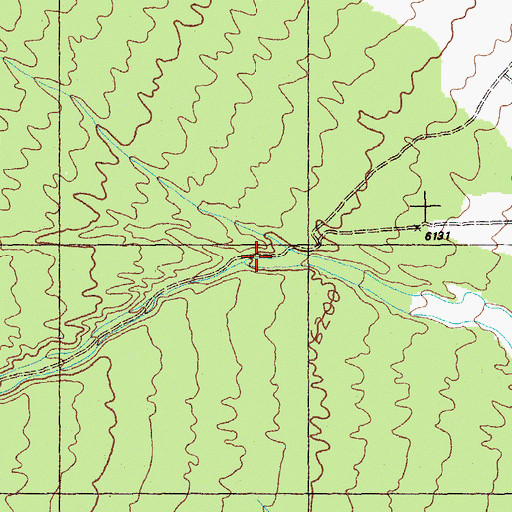 Topographic Map of Scofield Canyon, NV