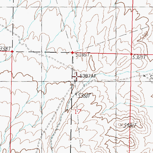 Topographic Map of Scotts Canyon, NV