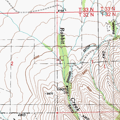 Topographic Map of Seitz Canyon, NV