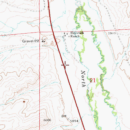 Topographic Map of Sheep Creek, NV