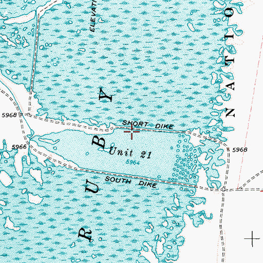 Topographic Map of Short Dike, NV