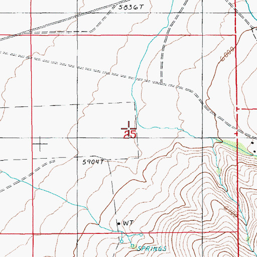 Topographic Map of Schmidt Creek, NV