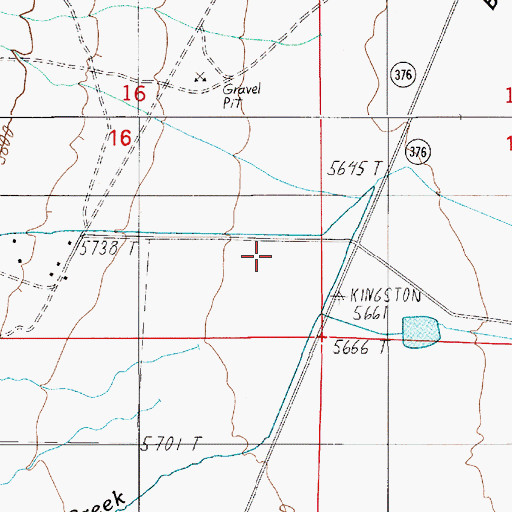 Topographic Map of Smoky Valley School (historical), NV