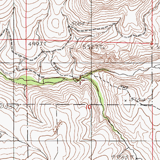 Topographic Map of South Fork Quinn River, NV