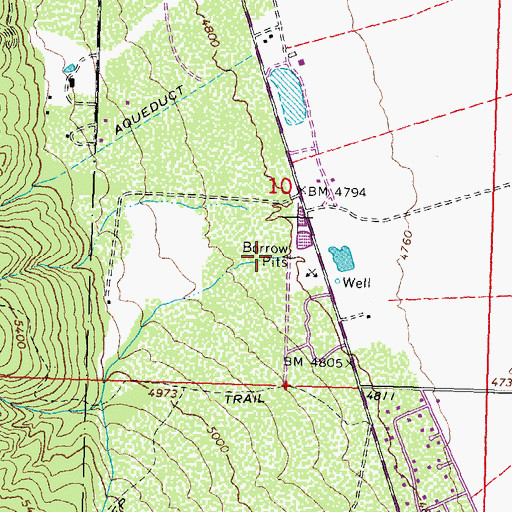 Topographic Map of Stutler Canyon, NV
