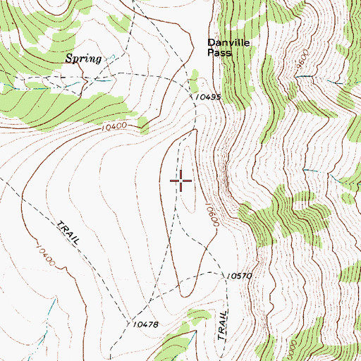 Topographic Map of Table Mountain, NV