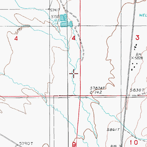 Topographic Map of Taylor Canyon, NV