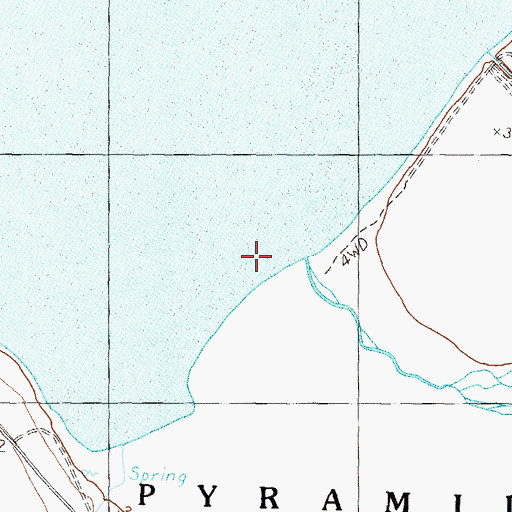 Topographic Map of Truckee River, NV