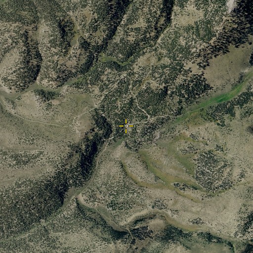 Aerial/Satellite Image of Upper Cherry Spring, NV