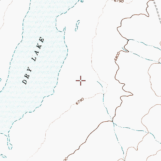 Topographic Map of Wadsworth Creek, NV
