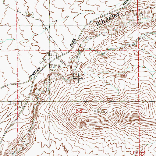 Topographic Map of Wallace Canyon, NV