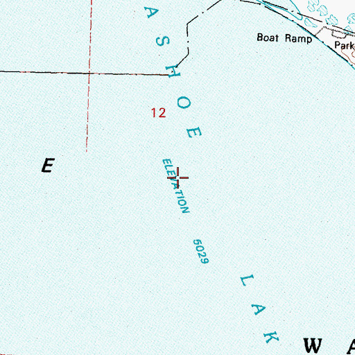 Topographic Map of Washoe Lake, NV