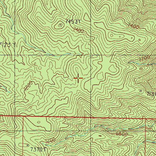 Topographic Map of Wassuk Range, NV