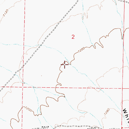 Topographic Map of White Rock Canyon, NV