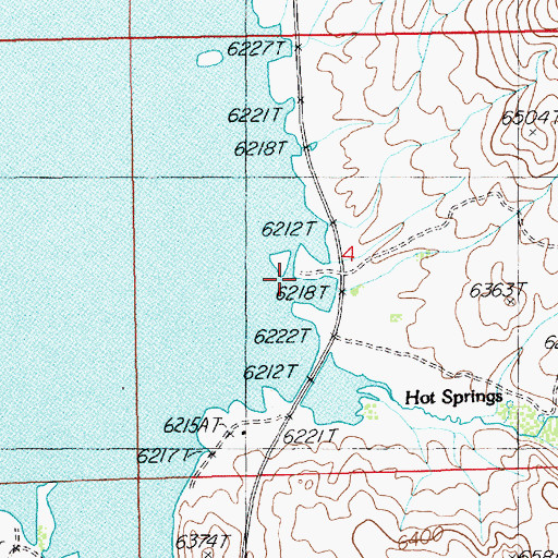 Topographic Map of Wild Horse, NV