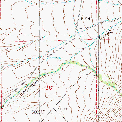 Topographic Map of Willard Canyon, NV
