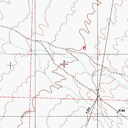 Topographic Map of Willow Canyon, NV