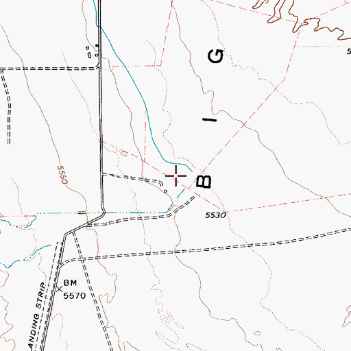 Topographic Map of Wisconsin Creek, NV