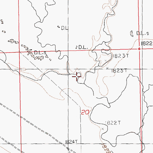Topographic Map of Withington Creek, NV
