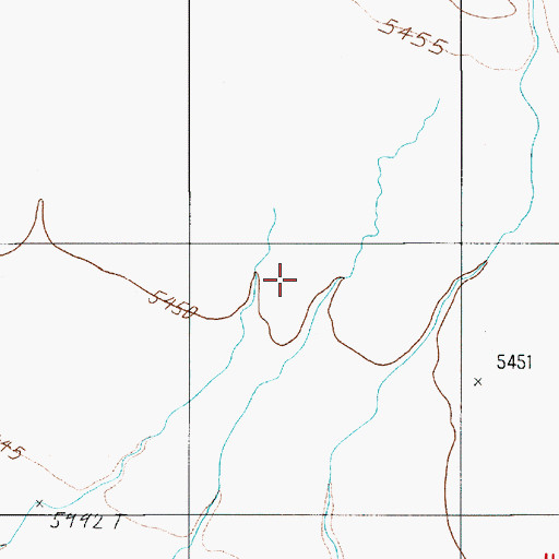Topographic Map of Alkali Flat, NV