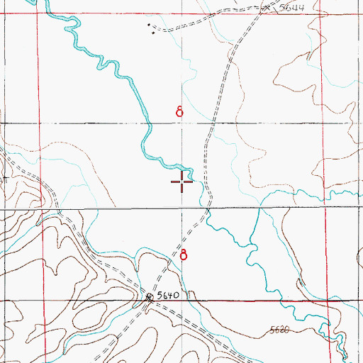 Topographic Map of Niagara Creek, NV