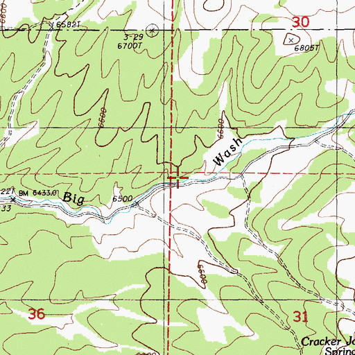 Topographic Map of Pony Express Station (historical), NV