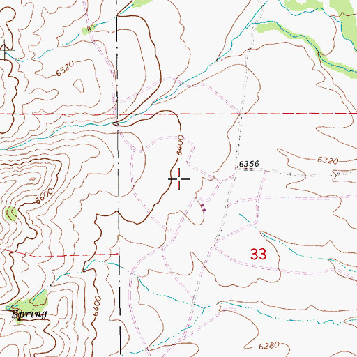 Topographic Map of Jerritt Canyon Mill, NV