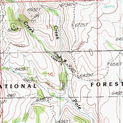 Topographic Map of Robinette Mine, NV
