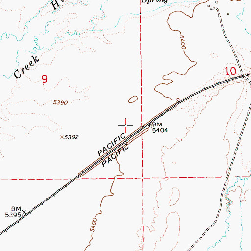 Topographic Map of Nardi, NV