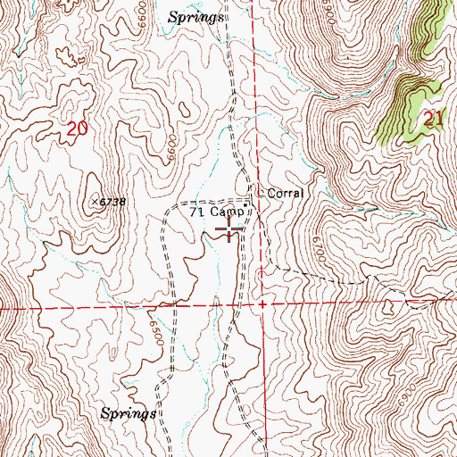 Topographic Map of Lostra Spring, NV