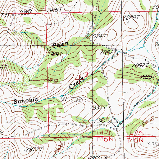Topographic Map of Zenobia Spring, NV